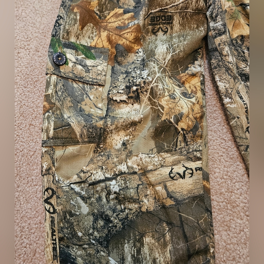 RZ Outdoors Youth Boys Ranger 6 Pocket Camo Expedition Pants - 12, Real Tree - Picture 3 of 7